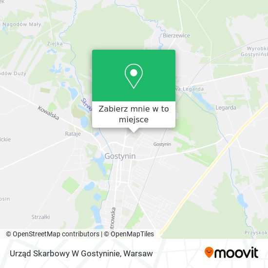 Mapa Urząd Skarbowy W Gostyninie