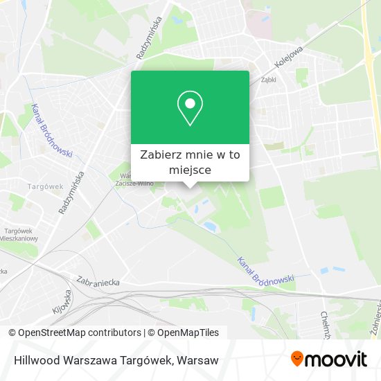 Mapa Hillwood Warszawa Targówek