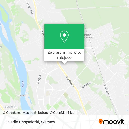 Mapa Osiedle Prząśniczki