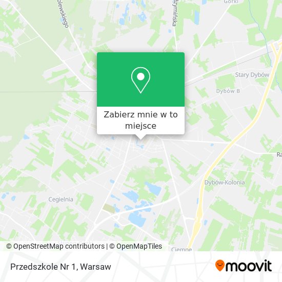 Mapa Przedszkole Nr 1