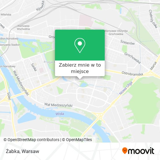 Mapa Żabka