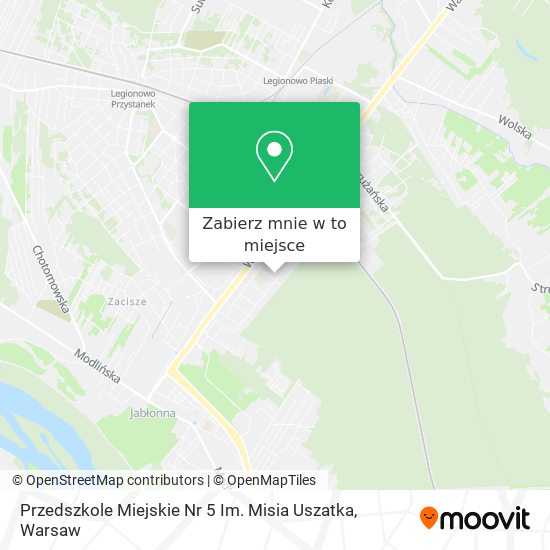 Mapa Przedszkole Miejskie Nr 5 Im. Misia Uszatka