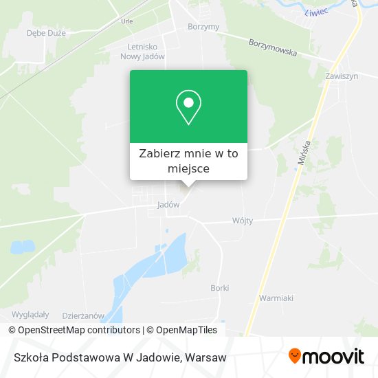 Mapa Szkoła Podstawowa W Jadowie