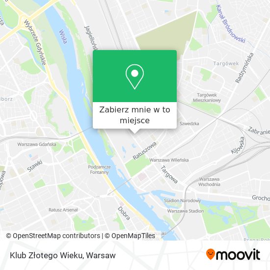 Mapa Klub Złotego Wieku