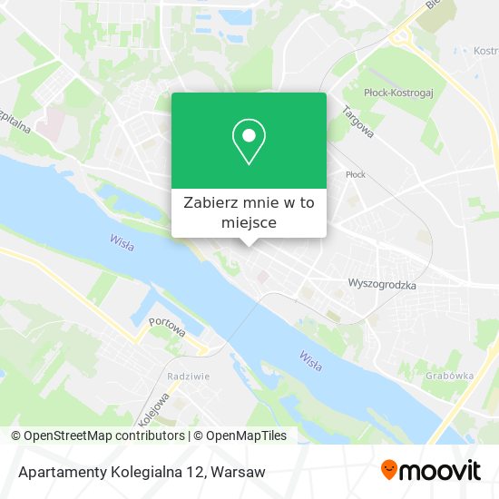 Mapa Apartamenty Kolegialna 12