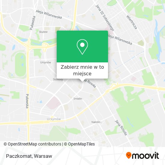 Mapa Paczkomat