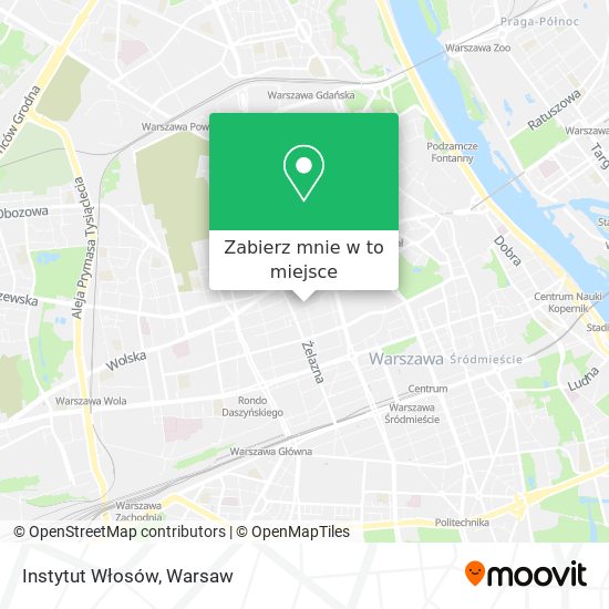 Mapa Instytut Włosów