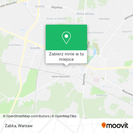 Mapa Żabka