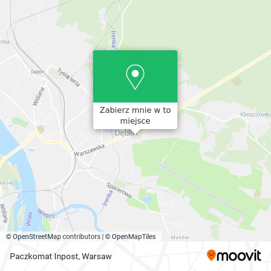 Mapa Paczkomat Inpost