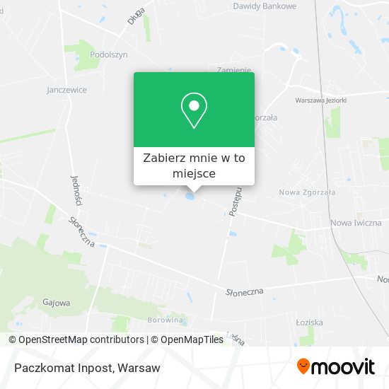 Mapa Paczkomat Inpost