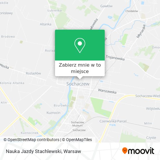 Mapa Nauka Jazdy Stachlewski