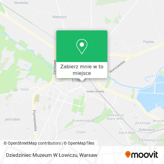 Mapa Dziedziniec Muzeum W Łowiczu