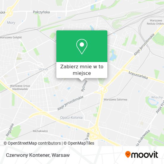 Mapa Czerwony Kontener