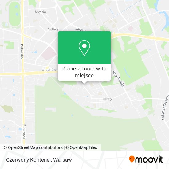 Mapa Czerwony Kontener