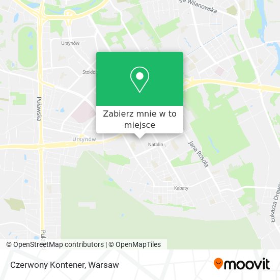 Mapa Czerwony Kontener