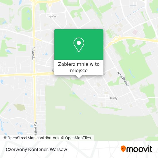 Mapa Czerwony Kontener