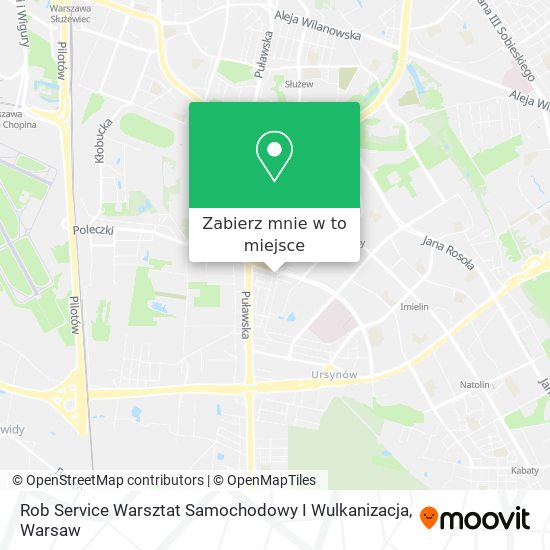 Mapa Rob Service Warsztat Samochodowy I Wulkanizacja