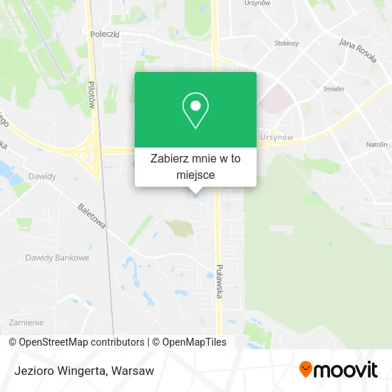 Mapa Jezioro Wingerta