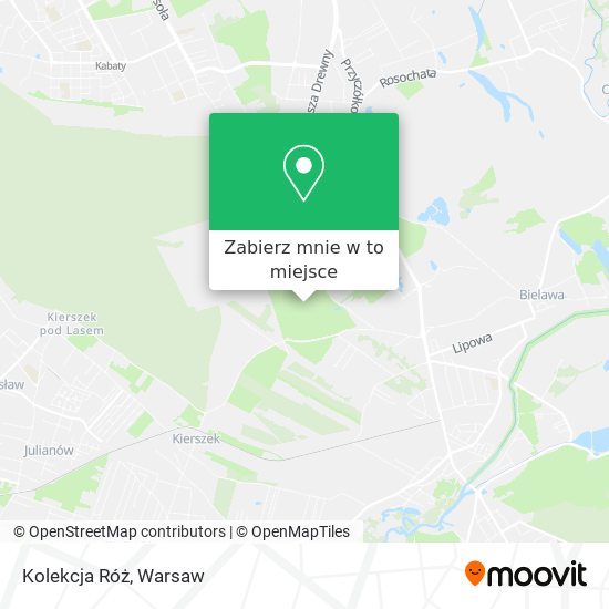 Mapa Kolekcja Róż