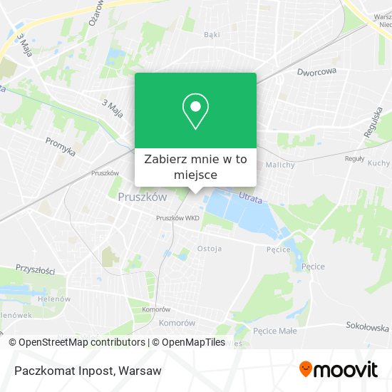 Mapa Paczkomat Inpost