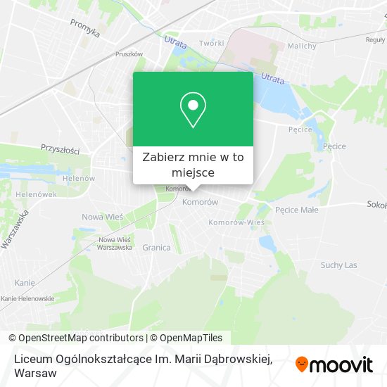 Mapa Liceum Ogólnokształcące Im. Marii Dąbrowskiej