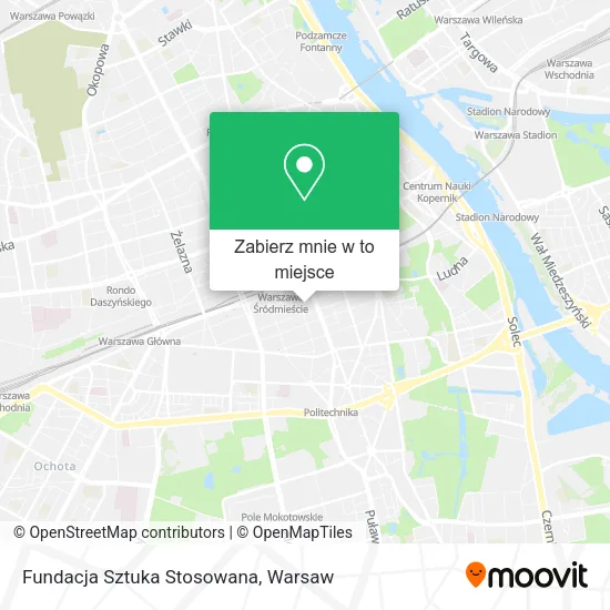 Mapa Fundacja Sztuka Stosowana