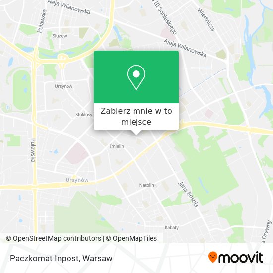 Mapa Paczkomat Inpost