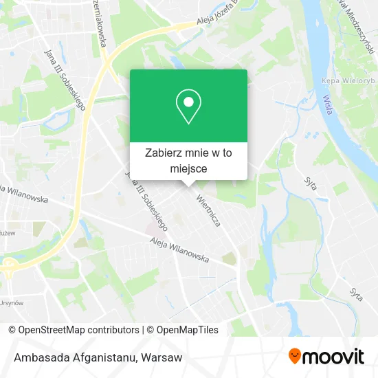 Mapa Ambasada Afganistanu