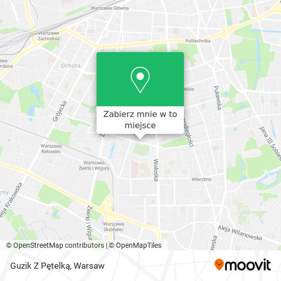 Mapa Guzik Z Pętelką