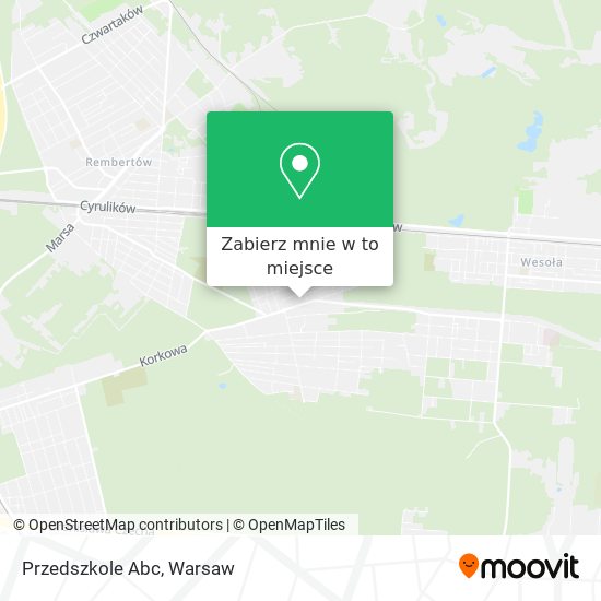 Mapa Przedszkole Abc