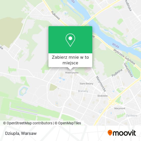 Mapa Dziupla