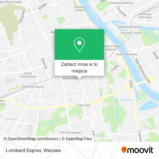 Mapa Lombard Expres