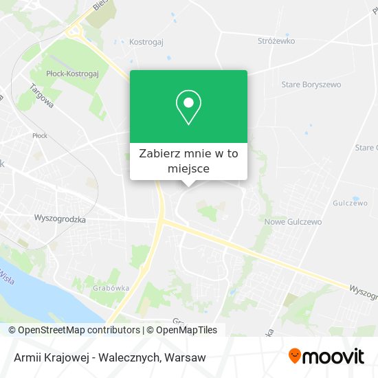 Mapa Armii Krajowej - Walecznych