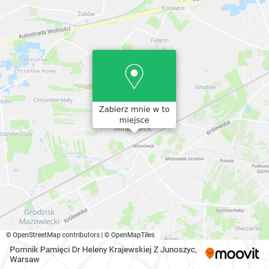 Mapa Pomnik Pamięci Dr Heleny Krajewskiej Z Junoszyc