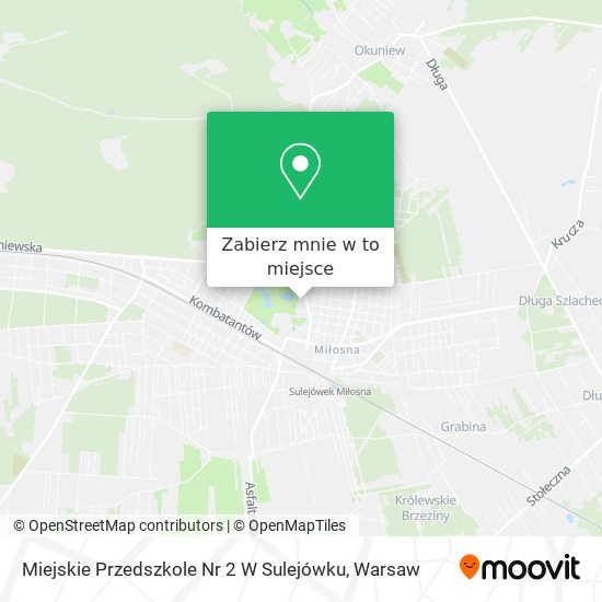 Mapa Miejskie Przedszkole Nr 2 W Sulejówku