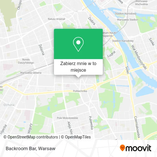 Mapa Backroom Bar