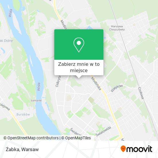 Mapa Żabka