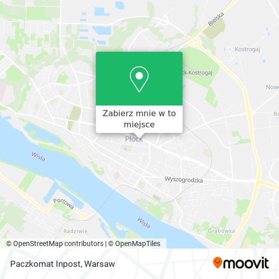 Mapa Paczkomat Inpost