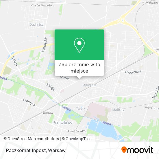 Mapa Paczkomat Inpost