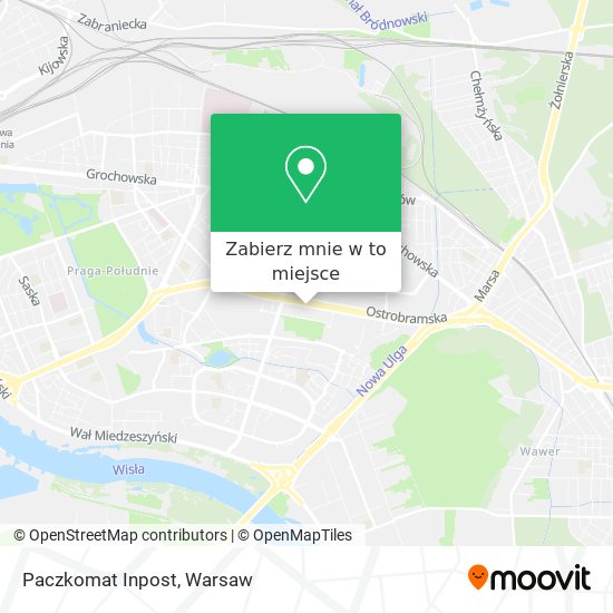 Mapa Paczkomat Inpost