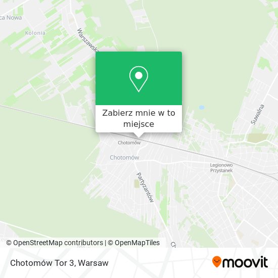 Mapa Chotomów Tor 3