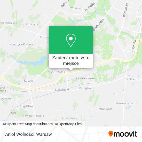 Mapa Anioł Wolności