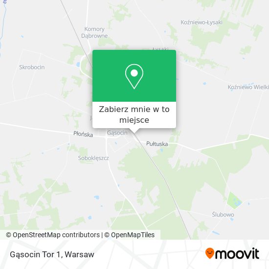 Mapa Gąsocin Tor 1