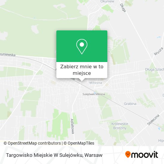 Mapa Targowisko Miejskie W Sulejówku