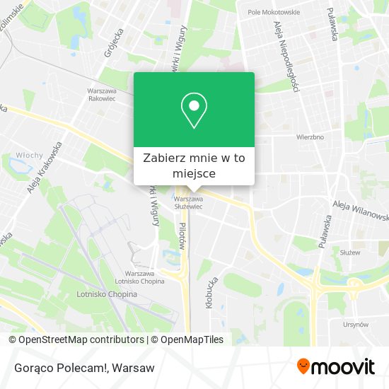 Mapa Gorąco Polecam!