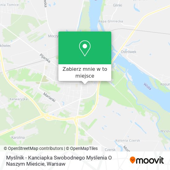 Mapa Myślnik - Kanciapka Swobodnego Myślenia O Naszym Mieście