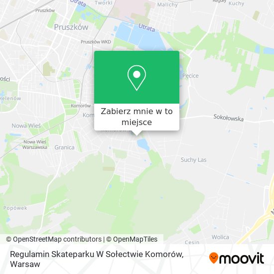 Mapa Regulamin Skateparku W Sołectwie Komorów