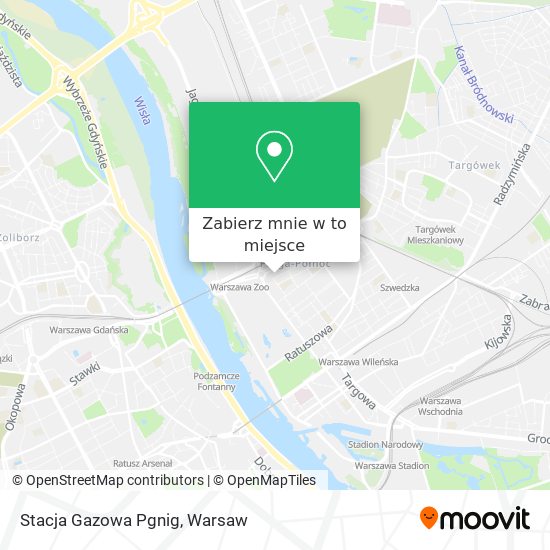 Mapa Stacja Gazowa Pgnig