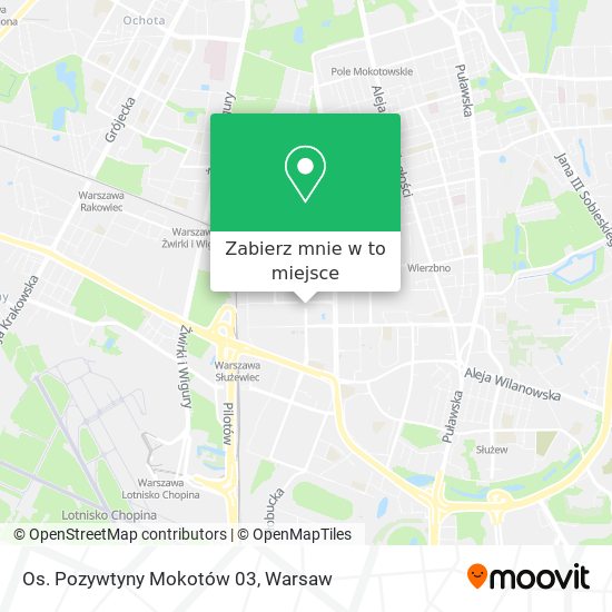 Mapa Os. Pozywtyny Mokotów 03