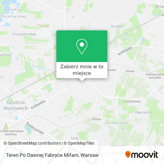 Mapa Teren Po Dawnej Fabryce Mifam